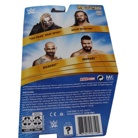 WrestleMania Drew McIntyre WWE wrestlers New - Picture 2 of 2